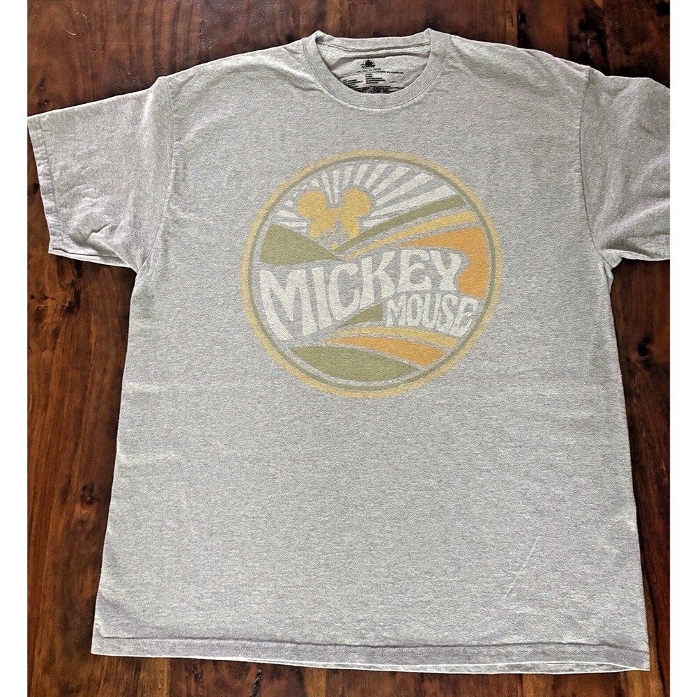 Disney Mickey Mouse Retro Sun Graphic T-Shirt XL